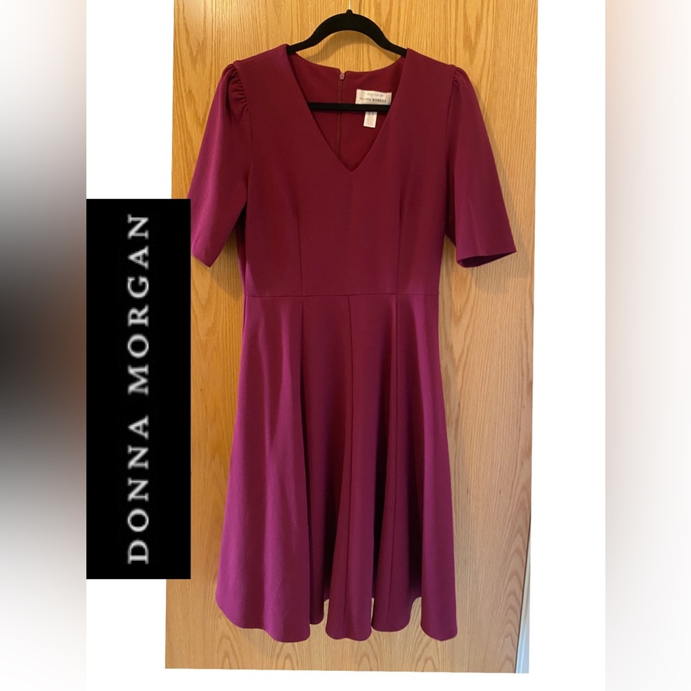 PINK A-LINE MIDI DRESS
